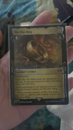 MTG - LTR - The One Ring NM #0697 Showcase Scrolls - Image 1