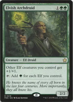 Elvish Archdruid R Foundations 219 NM MTG - Image 1