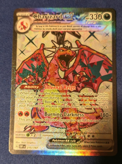 Charizard ex 215/197 Obsidian Flames Ultra Rare Full Art Holo Pokemon TCG NM - Image 1