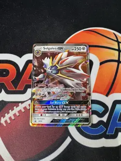Pokemon Solgaleo GX SM16 Sun & Moon Holo Black Star Promo LP - Image 1