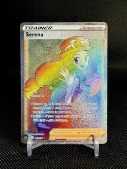 POKEMON SERENA 207/195 SILVER TEMPEST SECRET RAINBOW RARE FULL ART TRAINER - NM* - Image 1