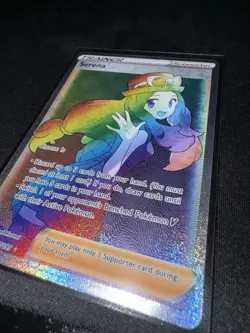 POKEMON SERENA 207/195 SILVER TEMPEST SECRET RAINBOW RARE FULL ART TRAINER - NM* - Image 3