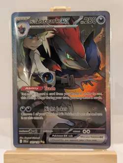 Custom Fan Art N's Zoroark EX High Quality Custom Card Foil Finish - Image 2