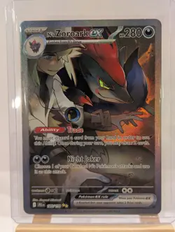 Custom Fan Art N's Zoroark EX High Quality Custom Card Foil Finish - Image 3