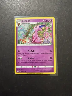 Espeon SWSH174 Cosmos Holo Promo Pokemon Card SWSH BSP PTCG - Image 1
