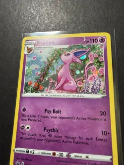 Espeon SWSH174 Cosmos Holo Promo Pokemon Card SWSH BSP PTCG - Image 2