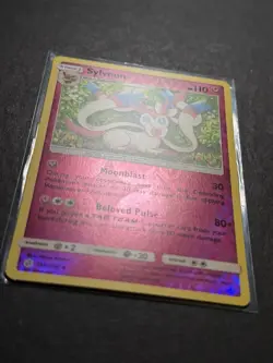 Sylveon 155/236 Reverse Holo Rare Pokemon Card SM Cosmic Eclipse PTCG - Image 2