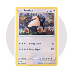 Sword & Shield Pokemon Card (R93): Snorlax 140/202 Cosmos Holo - Image 2