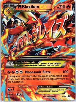 M Blaziken EX XY86 XY Promos - Regular Size - Pokemon Card - MP - Image 1