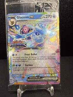 Pokemon Glaceon ex 026/131 Prismatic Evolutions Stamped Promo Card - SEALED - Image 1