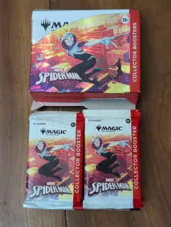 Magic The Gathering MTG Marvel Spiderman Collector Booster Pack Sealed Fresh - Image 1