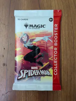 Magic The Gathering MTG Marvel Spiderman Collector Booster Pack Sealed Fresh - Image 2