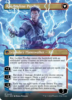 Ral, Monsoon Mage // Ral, Leyline Prodigy (Borderless) [Modern Horizons 3] Foil - Image 2