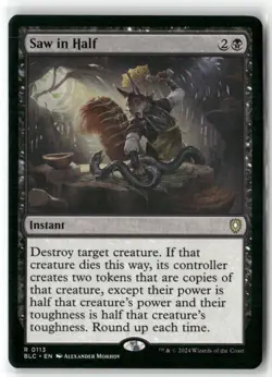 Saw in Half Commander: Bloomburrow Regular - Image 1