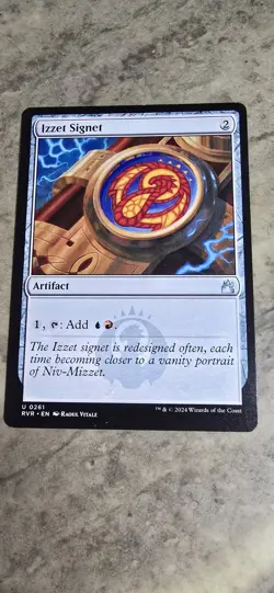 Izzet Signet Ravnica Remastered Regular Artifact Uncommon MTG NM - Image 1