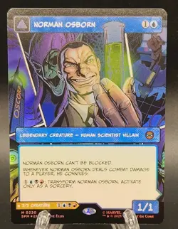 MTG - Norman Osborn (Borderless) Marvel's Spider-Man 220 FOIL - Image 1