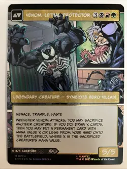 MTG: Eddie Brock (0224) FOIL (Borderless) - Marvel's Spider-Man #224 M - Image 2