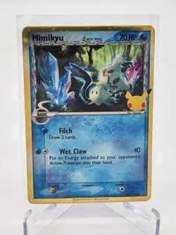 Mimikyu SWSH136 Pokemon Celebrations 25th Anniversary Black Star Promo NM - Image 1
