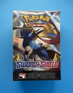 2020 Pokemon TCG SWORD & SHIELD BASE SET Build & Battle PreRelease Kit Box - Image 1