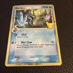 Pokemon TCG - Mimikyu SWSH136 Delta Species Promo - Celebrations - NM - Image 2