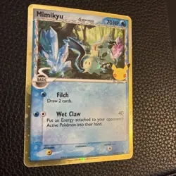 Pokemon TCG - Mimikyu SWSH136 Delta Species Promo - Celebrations - NM - Image 3