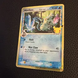 Pokemon TCG - Mimikyu SWSH136 Delta Species Promo - Celebrations - NM - Image 4