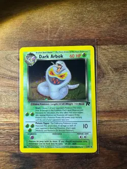 Dark Arbok Holo 2/82 Team Rocket Unlimited Holo Pokemon TCG Minty - Image 1
