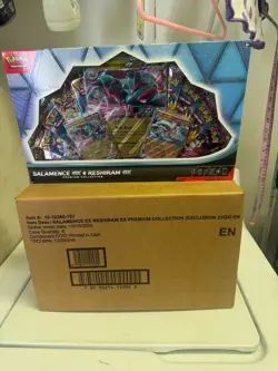 Salamence ex & Reshiram ex Premium Collection Box Sealed Case Pokemon 6 boxes - Image 1