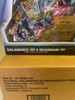 Salamence ex & Reshiram ex Premium Collection Box Sealed Case Pokemon 6 boxes - Image 2