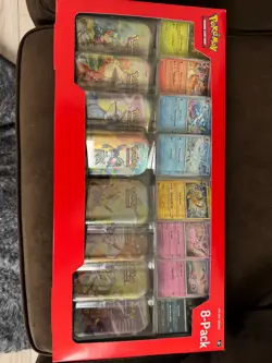 2025 Pokemon Prismatic Evolutions Mini Tins 8-Pack (Costco Exclusive) New Sealed - Image 1