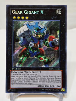 Gear Gigant X REDU-EN046 Secret Rare 1st Edition Yugioh 7960 - Image 1