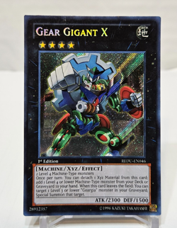 Gear Gigant X REDU-EN046 Secret Rare 1st Edition Yugioh 7959 - Image 1