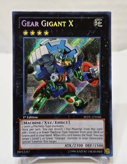 Gear Gigant X REDU-EN046 Secret Rare 1st Edition Yugioh 7958 - Image 1