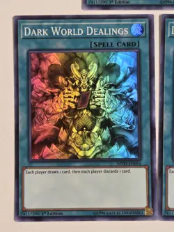 Dark World Dealings MYFI-EN054 (x3) Super Rare Yugioh Set 1st Edition Mint - Image 3