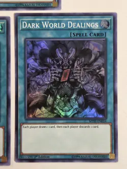 Dark World Dealings MYFI-EN054 (x3) Super Rare Yugioh Set 1st Edition Mint - Image 4