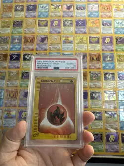 McDonald's 2002 Fire Energy Holo Rare E-Series Japanese Pokemon Card - Image 1