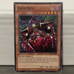 1ST EDITION VISER DES 1996 MIL1-EN037 YUGIOH CARD (LP/MP) - Image 1