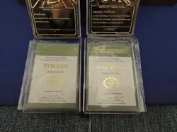 Pokemon Special Edition 23 Karat Gold-Plated Trading Cards Mewtwo, Togepi - Image 2