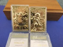 Pokemon Special Edition 23 Karat Gold-Plated Trading Cards Mewtwo, Togepi - Image 4