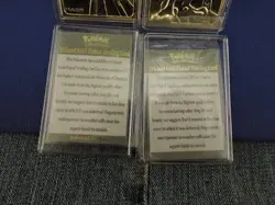 Pokemon Special Edition 23 Karat Gold-Plated Trading Cards Mewtwo, Togepi - Image 5