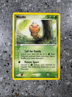 Pokemon TCG Cards Weedle 86/112 FireRed & LeafGreen FRLG - Image 1