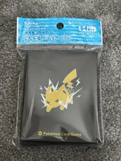 Official ???? Japan Pokemon Center Pikachu card sleeves 64 pcs BNEW - Image 1