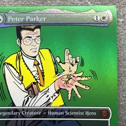 MTG Peter Parker (Borderless) Marvel's Spider-Man (SPM) #232 Foil NM Magic Card - Image 3