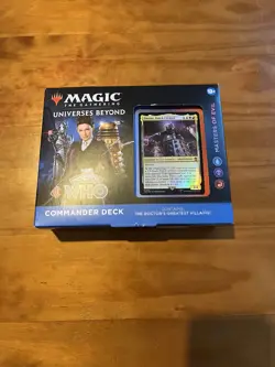 Masters of Evil Magic The Gathering Universes Beyond Doctor Who Commander Deck - Image 1