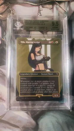 BGS 9.5 Gem Mint Tifa, Martial Artist 214 Surge Foil Final Fantasy MTG - Image 1