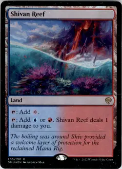 Dominaria United #255 Shivan Reef Foil - Image 1