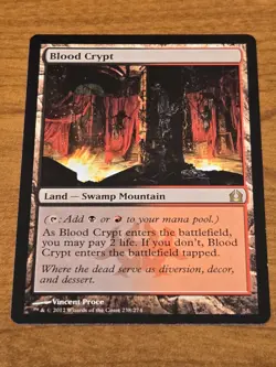 Magic the Gathering MTG - Blood Crypt - Return to Ravnica #238 - Image 1