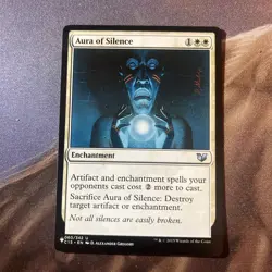 MTG / Aura Of Silence / Nm & Never Played - Image 1
