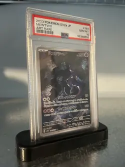Mewtwo JP Psa 10 Gem Mint 183/165 Art Rare 2023 Japanese Pokemon 151 SV2a JP - Image 1