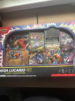 Pokemon Lot - Mega Lucario ex Figure Collection Plus 21 Destined Rivals Packs - Image 2